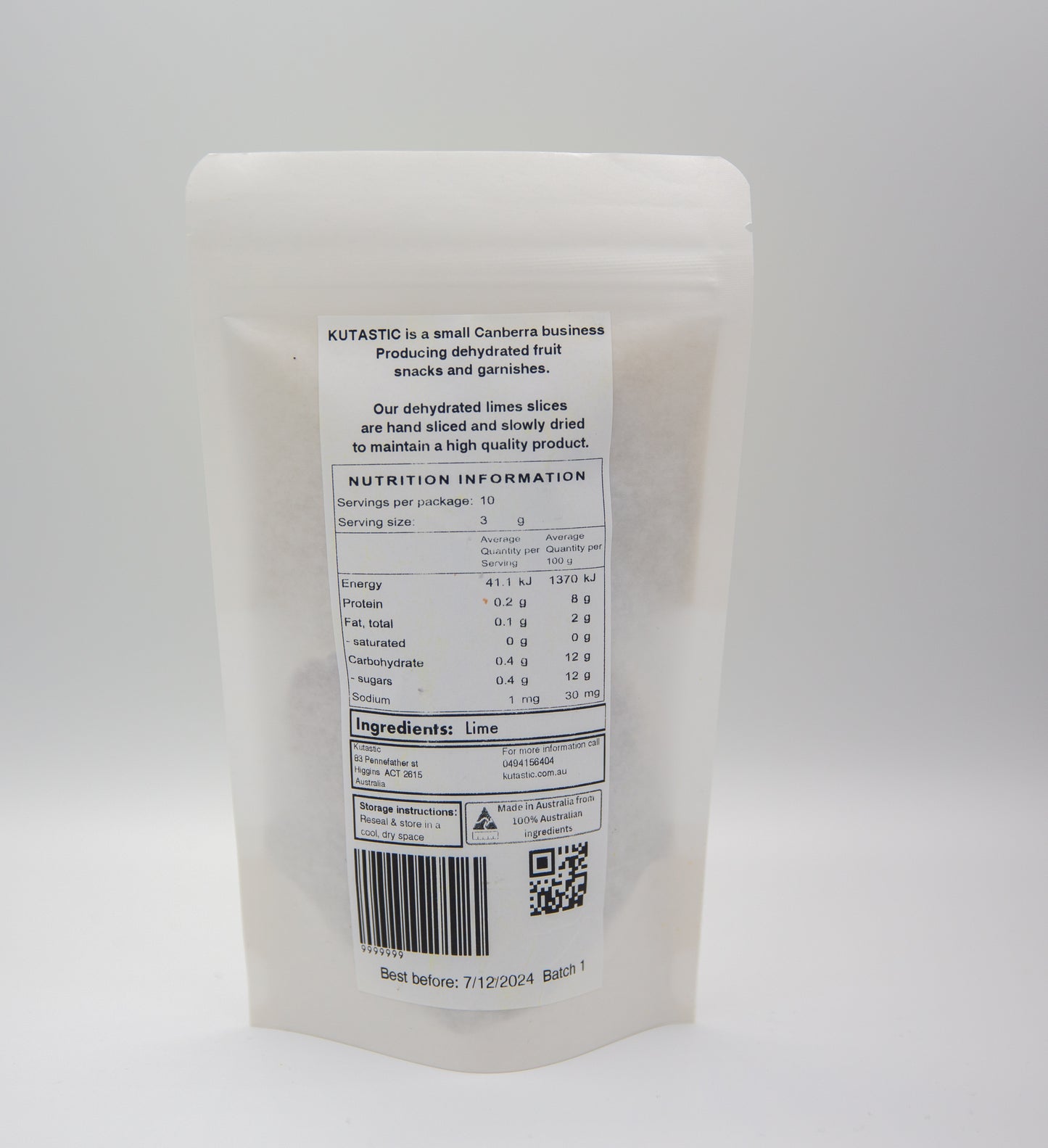 Dehydrated/ dried Lime