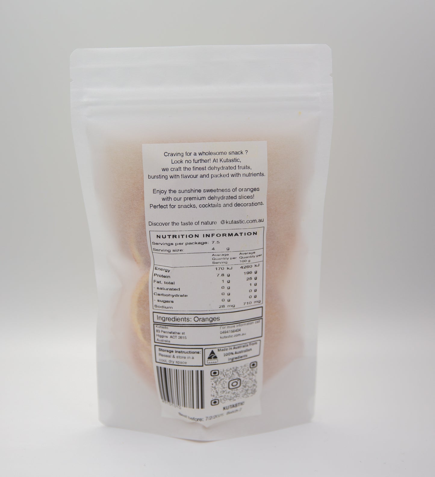 Dehydrated/ dried orange