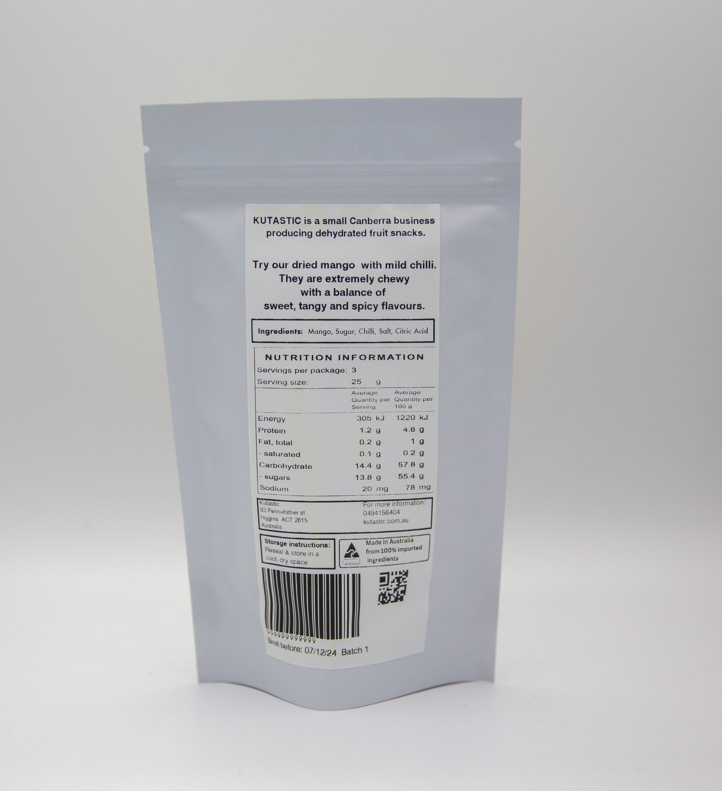 Dehydrated/ dried dried Mango Chilli