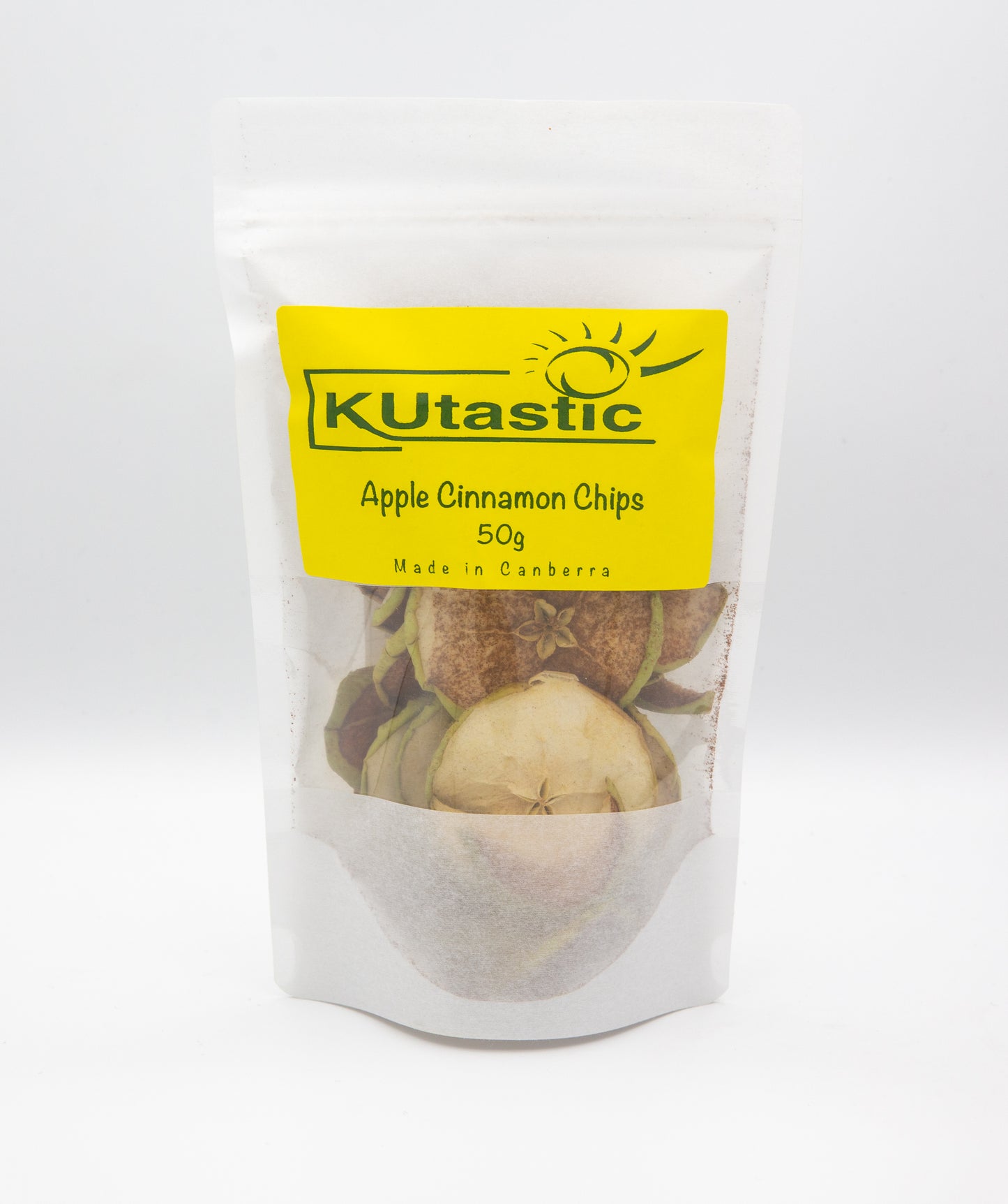 Dehydrated/ dried Apple cinnamon chips
